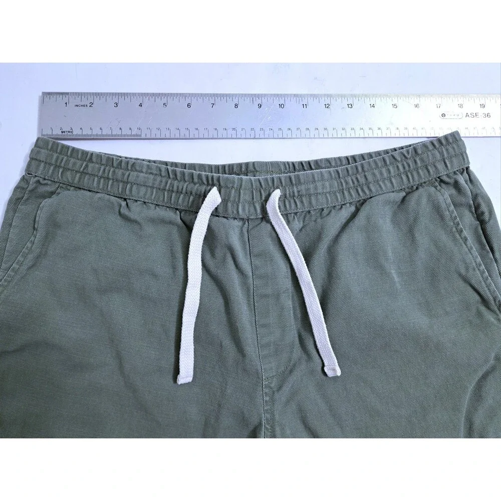 Goodfellow Men's Large Drawstring Pull On Green Shorts Beach Summer Gym Run
